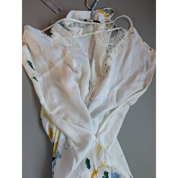 NWT By Anthropologie Lace Button-Front Slip Dress Size 16P Petites Ivory #ND455 - Picture 13 of 13